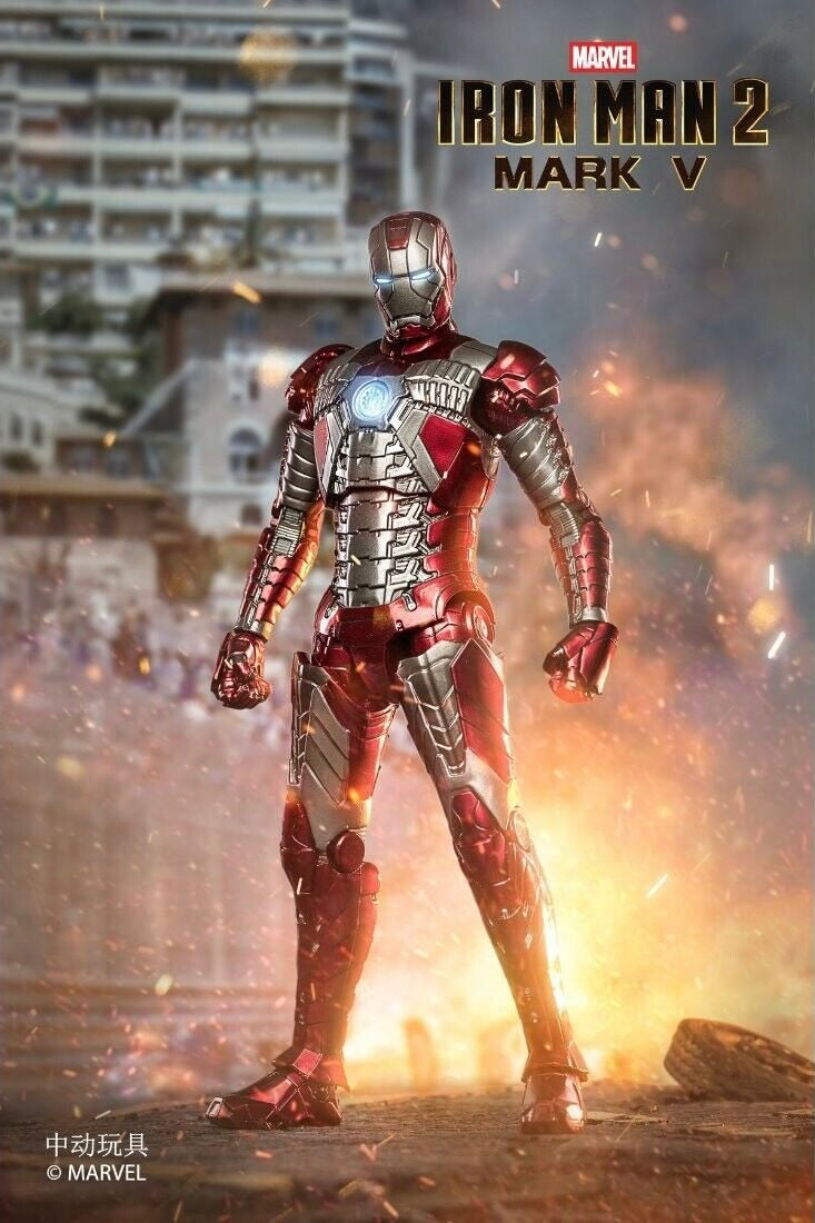 ZD Toys Ironman 2 Mark 5 1:10 Scale figure（LED Version