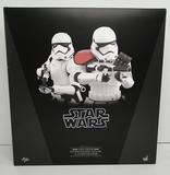 Hot Toys MMS335 Star Wars The Force Awakens First Order Stormtrooper Officer and First Order Stormtrooper Two Pack 1/6 Scale Collectible Figure