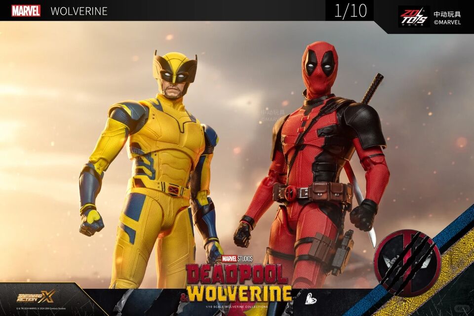 ZD Toys Deadpool and Wolverine Wolverine Yellow Suit 1/10 Scale Collectible Figure