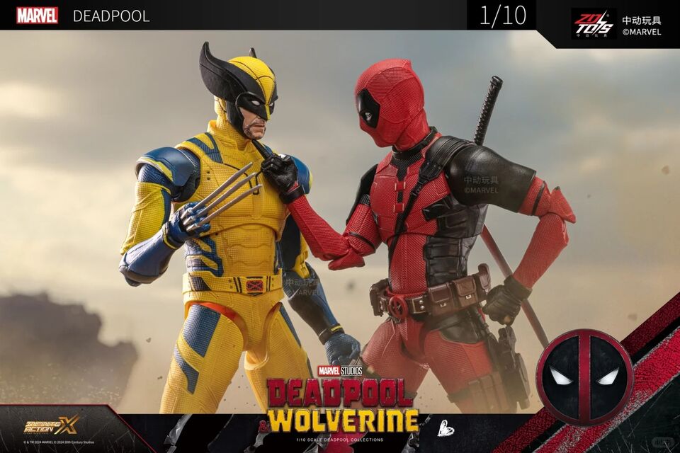 ZD Toys Deadpool and Wolverine Wolverine Yellow Suit 1/10 Scale Collectible Figure