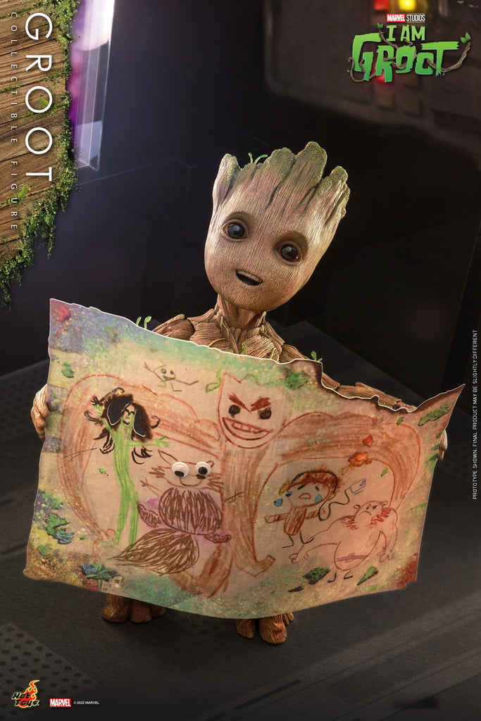 Hot Toys TMS088 I Am Groot Groot Collectible Figure Life Size Figure