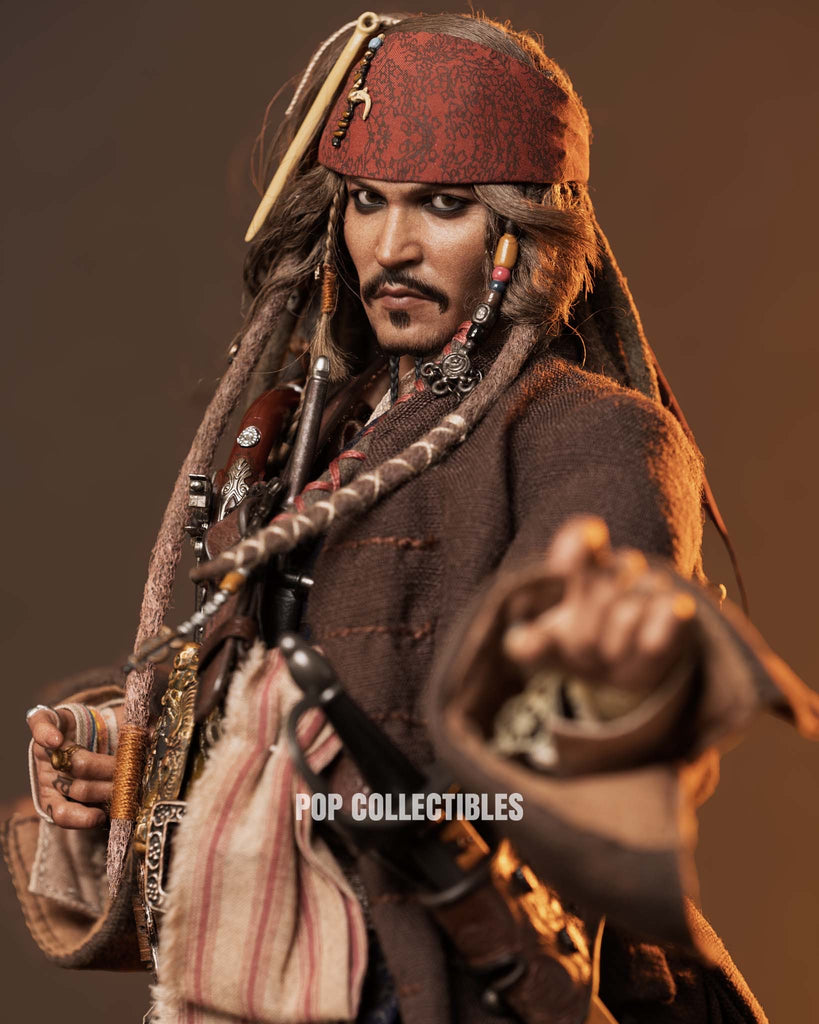 Hot Toys DX39AE Pirates of the Caribbean Dead Men Tell No Tales - 1/6th Scale Jack Sparrow Collectible Figure Artisan Edition Deluxe Version [Hot Toys Exclusive]