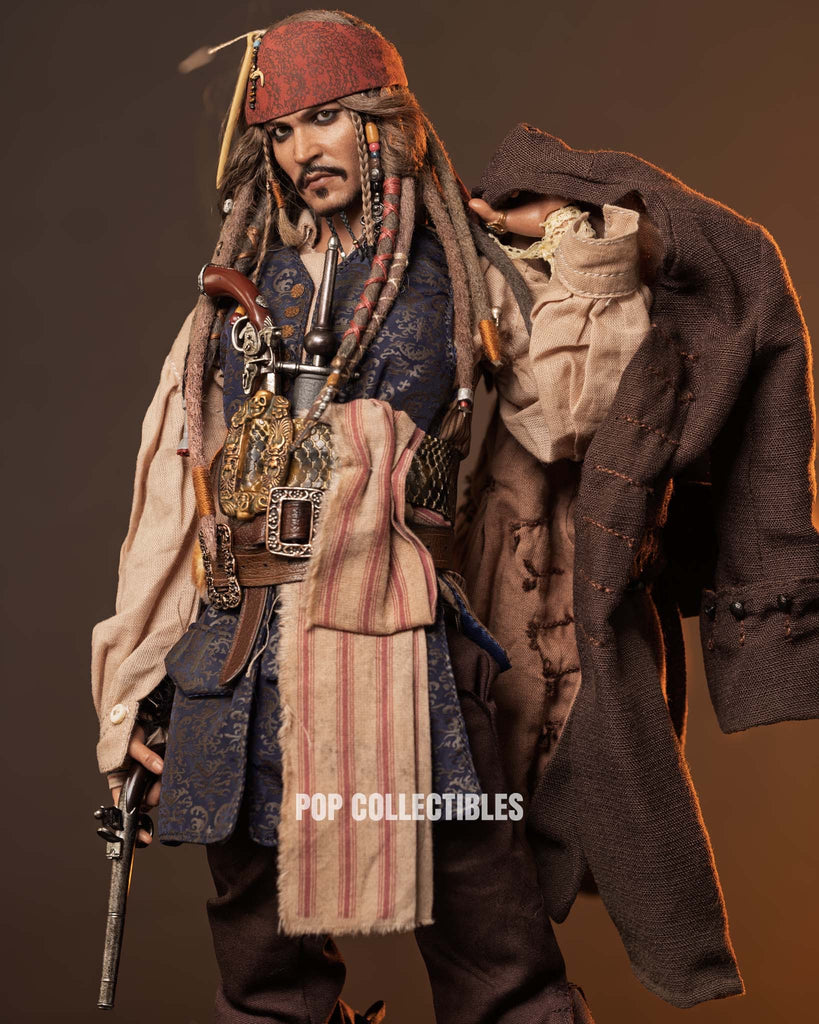 Hot Toys DX39AE Pirates of the Caribbean Dead Men Tell No Tales - 1/6th Scale Jack Sparrow Collectible Figure Artisan Edition Deluxe Version [Hot Toys Exclusive]