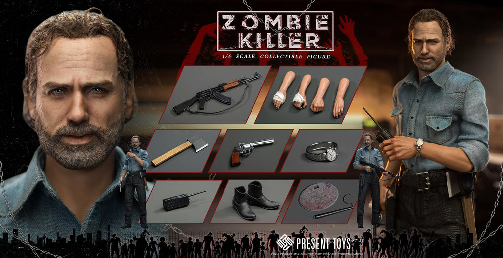 Preorder!  Present Toys SP53 1/6 Scale Zombie Killer