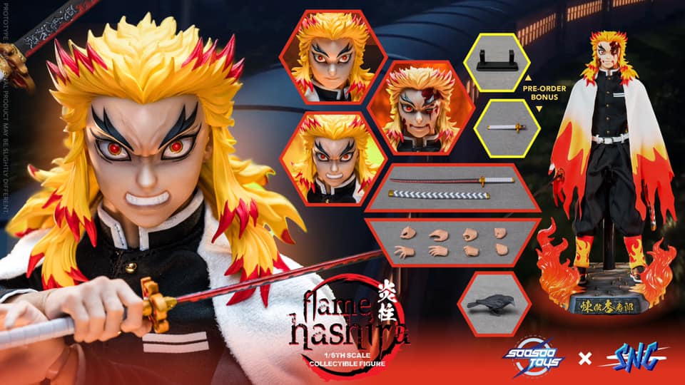 SNC 001 Flame Hashira 1/6 Scale Collectibles