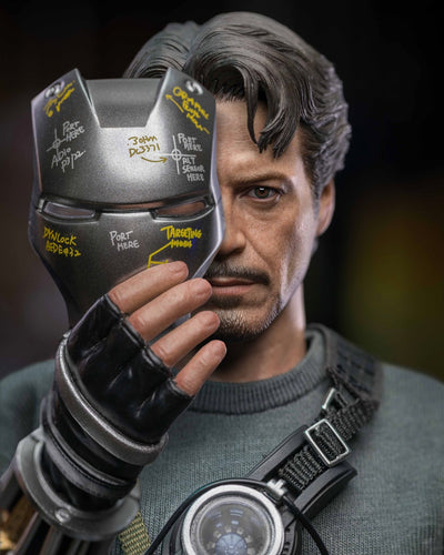 Hot toys MMS582B Tony Stark Mech Test Version Deluxe Edition(Special Edition)(Ironman)