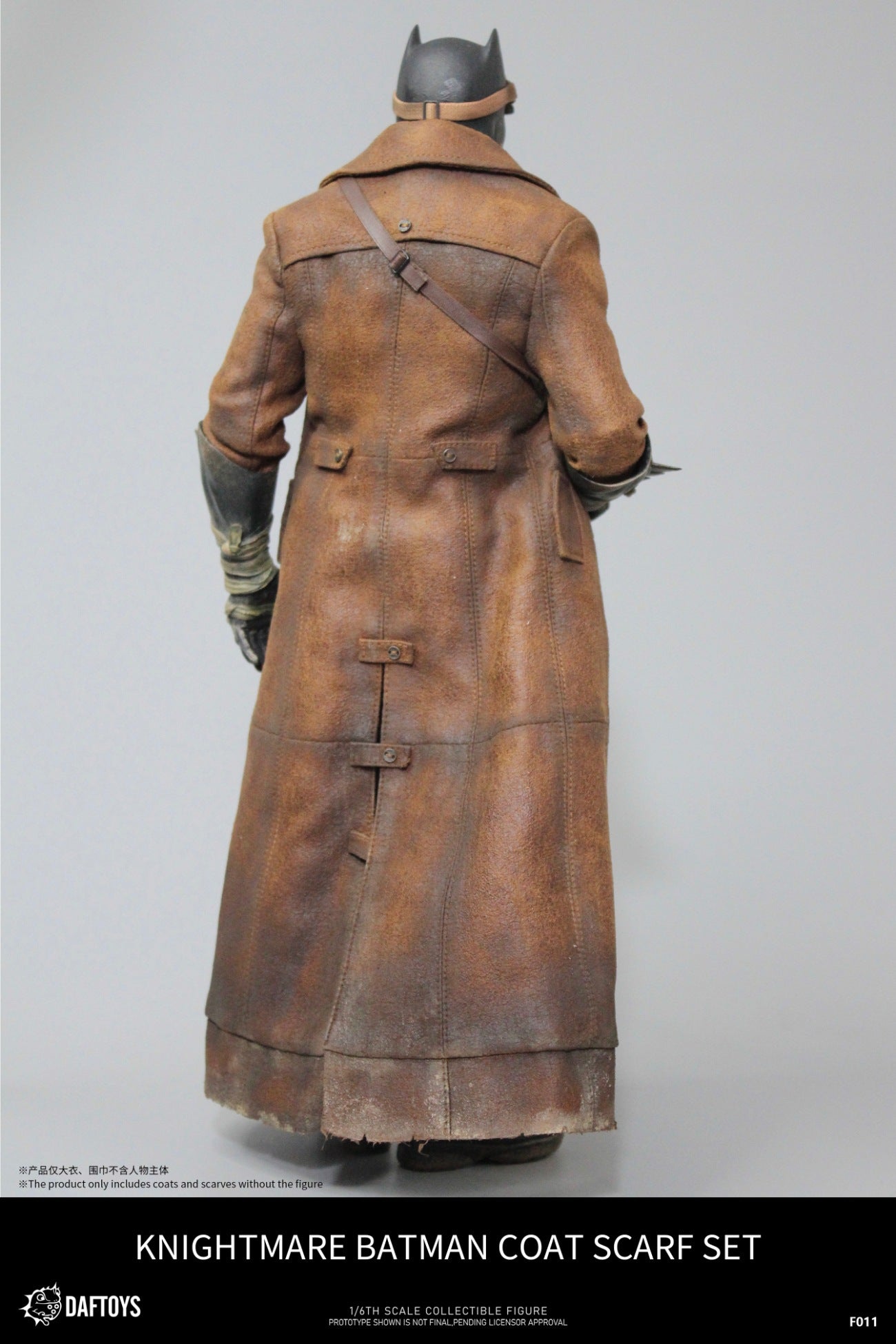 Trench In Ecopelle Marrone Scuro Per Action Figure 1/12 (6 Pollici) - FIGLot