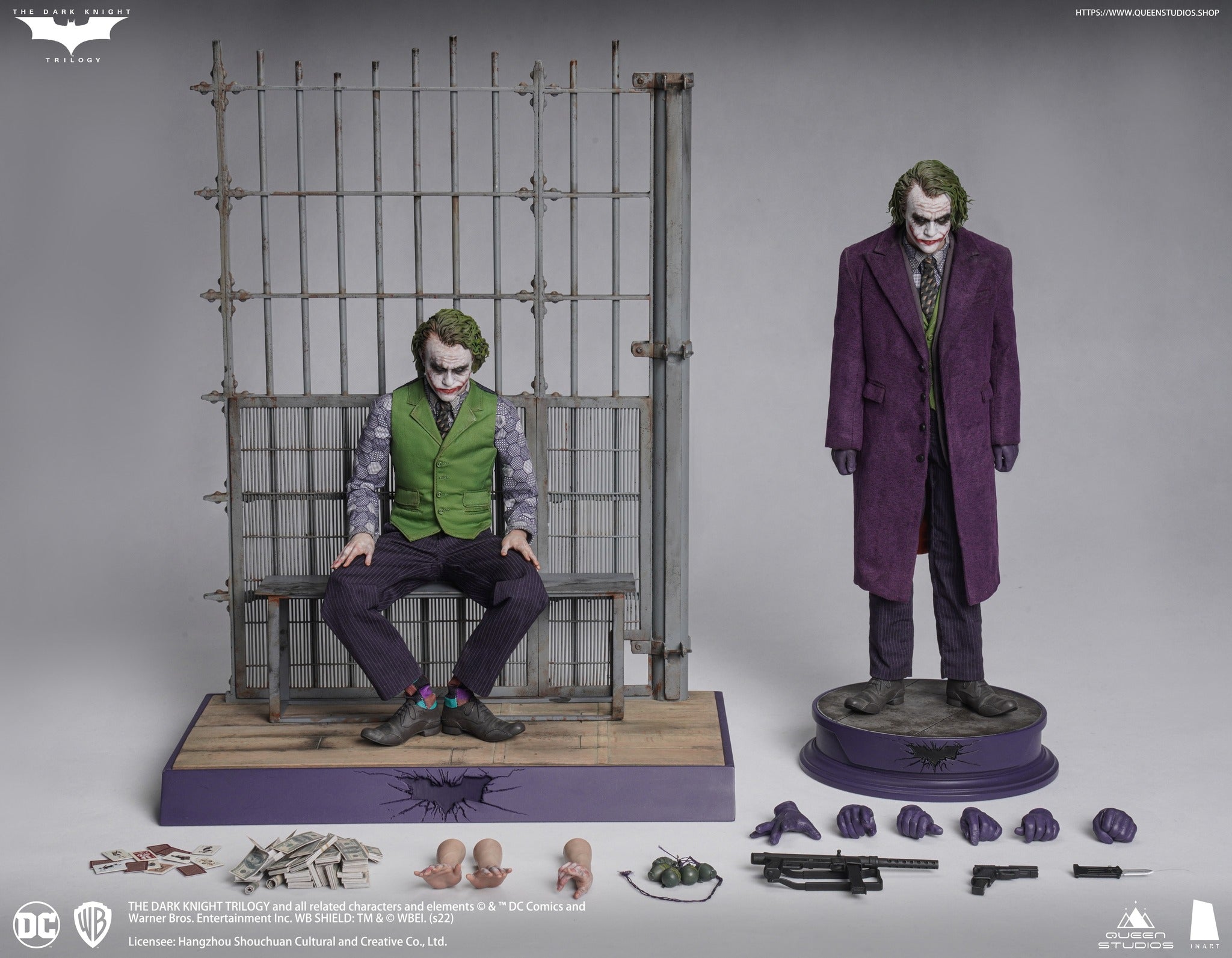 Preorder! INART IA001P The Dark Knight Heath Ledger Joker (Premium Version)