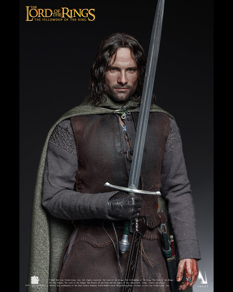 Preorder! INART The Lord Of The Rings The Fellowship Of The Ring Aragorn 1/6th Scale Collectible Figure Premium Edition (Rooted Hair)