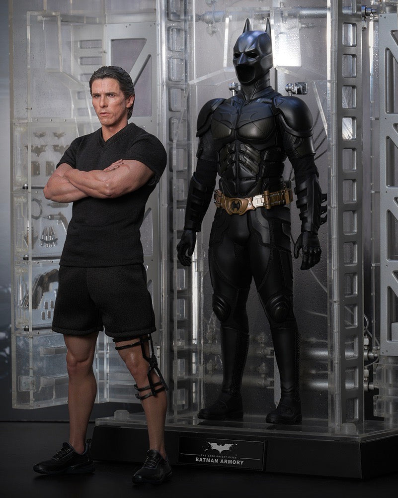 Preorder! Hot Toys MMS702 The Dark Knight Rises: Batman Armory with Bruce Wayne 1/6 Scale Collectible Set