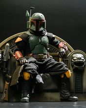 Load image into Gallery viewer, Hot toys TMS056B Star Wars The Mandalorian Boba Fett Repaint Armor and Throne (Special Edition)