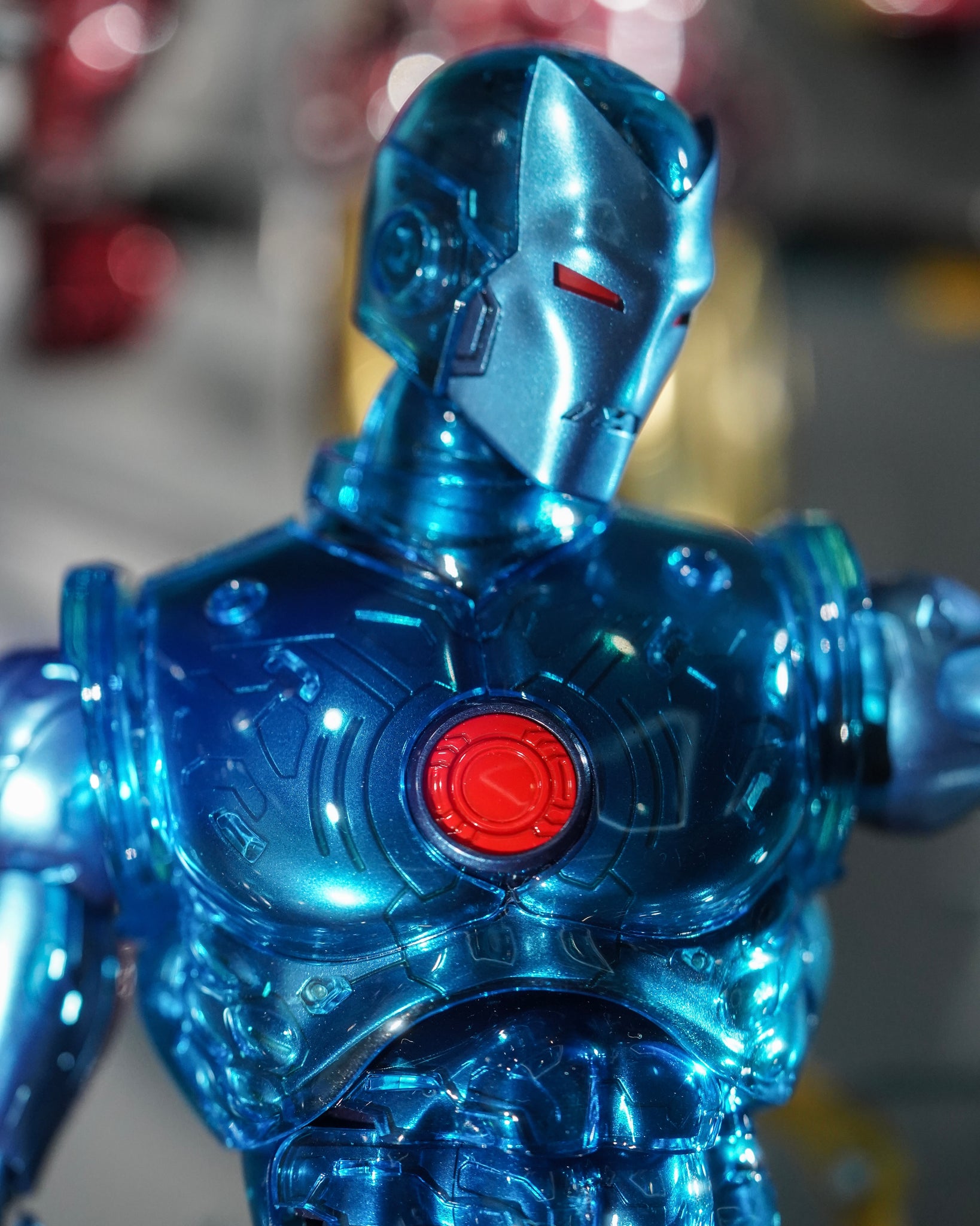 LCD 3D Printed and Magnetic Assembled Iron Man Action Figure - FacFox