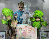 Hot Toys TMS089 I Am Groot Groot Collectible Figure Deluxe Edition Life Size Figure