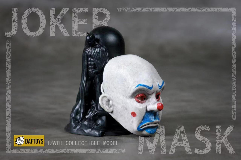 Preorder! Daftoys F025 1/6 Scale Set of 6 Joker Masks with Base