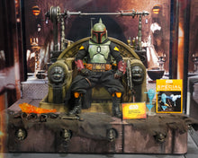 Load image into Gallery viewer, Hot toys TMS056B Star Wars The Mandalorian Boba Fett Repaint Armor and Throne (Special Edition)