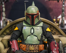 Load image into Gallery viewer, Hot toys TMS056B Star Wars The Mandalorian Boba Fett Repaint Armor and Throne (Special Edition)