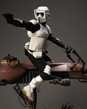 Load image into Gallery viewer, Hot toys MMS612 Star Wars Return of the Jedi Scout Trooper and Speeder Bike