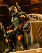 Load image into Gallery viewer, Hot toys TMS056B Star Wars The Mandalorian Boba Fett Repaint Armor and Throne (Special Edition)