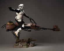 Load image into Gallery viewer, Hot toys MMS612 Star Wars Return of the Jedi Scout Trooper and Speeder Bike