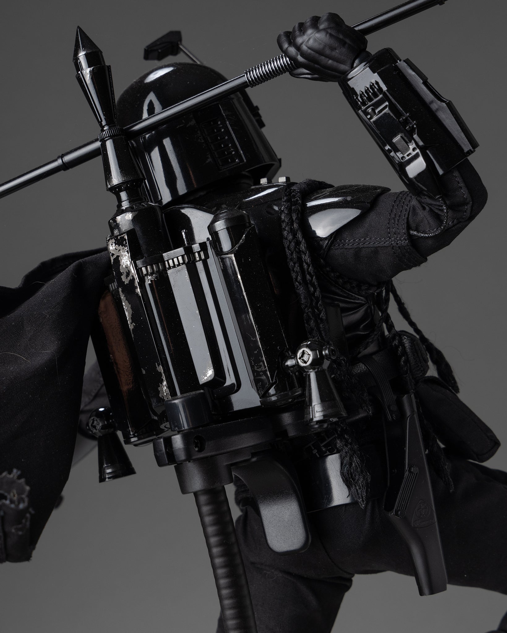 A Star Wars Hot Toys Boba Fett Arena Suit 1:6 Scale Figure, CMS011 A Star Wars Hot Toys Boba Fett Arena Suit 1:6 Scale Figure, CMS011