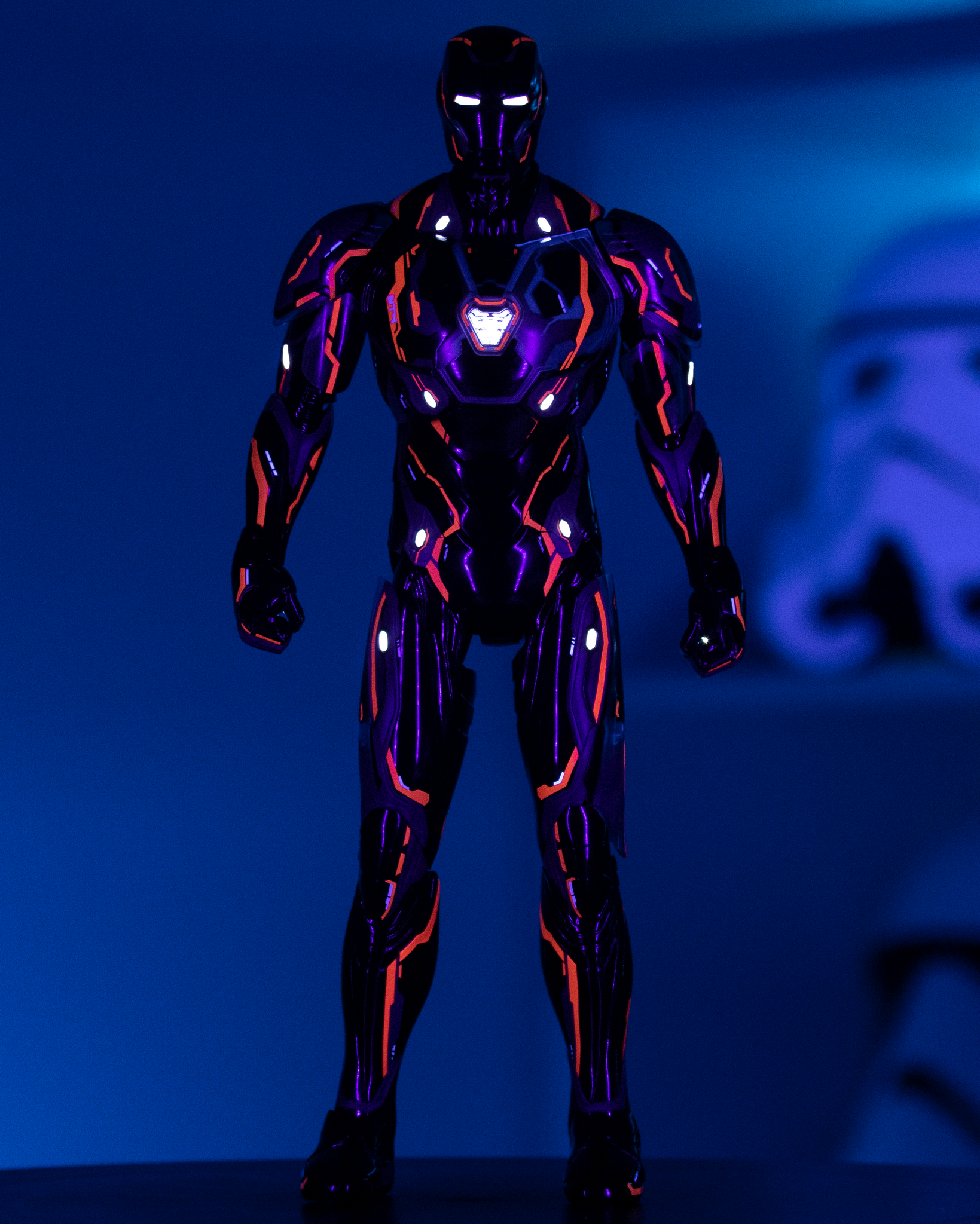 Iron man best sale neon tech