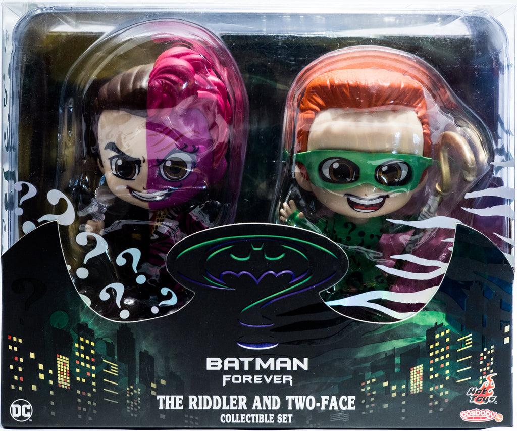 Hot Toys COSB720 Batman Forever The Riddler And Two-Face Cosbaby (S) Collectible Set