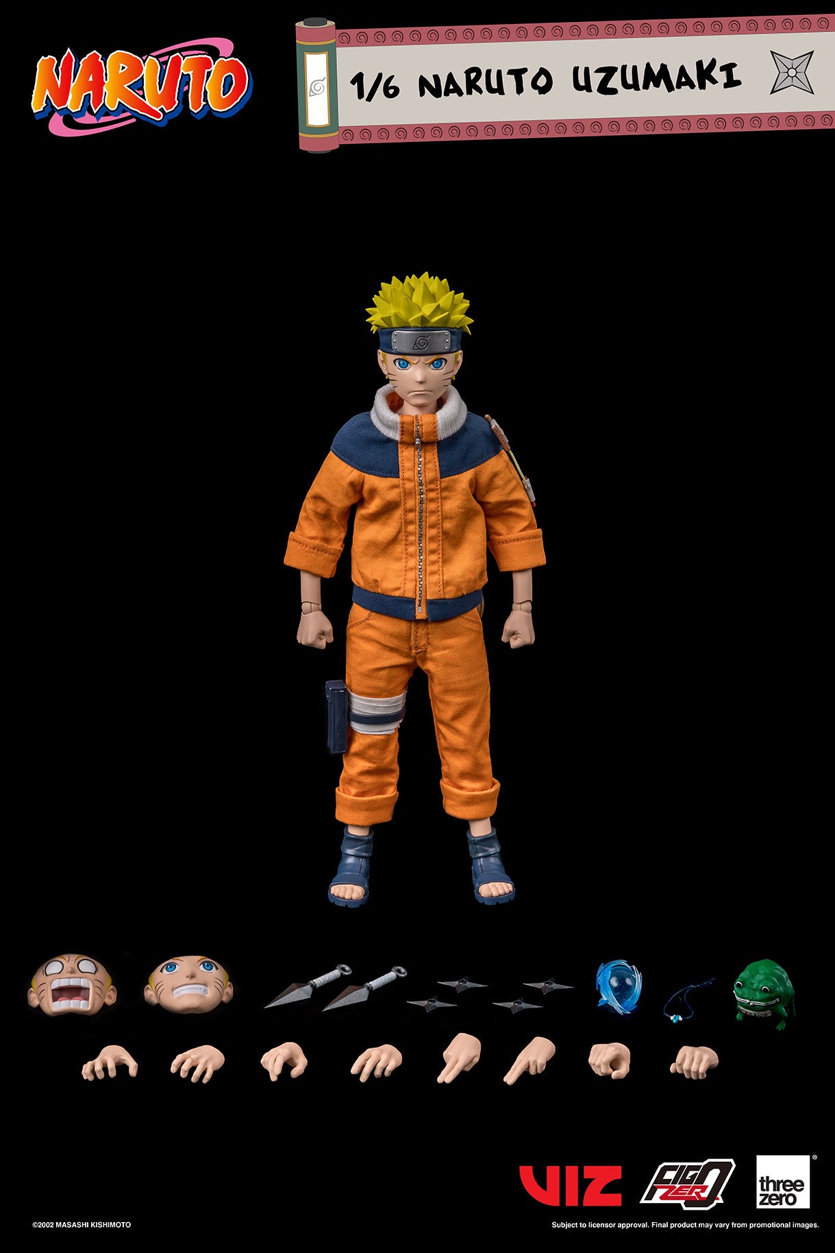Threezero Naruto 1/6 Naruto Uzumaki – Pop Collectibles