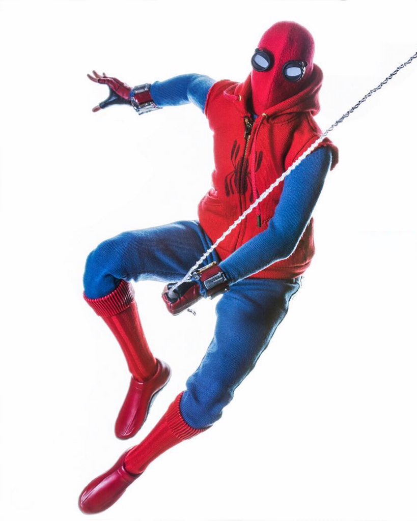 Hot toys MMS552 Spiderman Far From Home Spiderman Homemade Suit Hot toys MMS552 Spiderman Far From Home Spiderman Homemade Suit