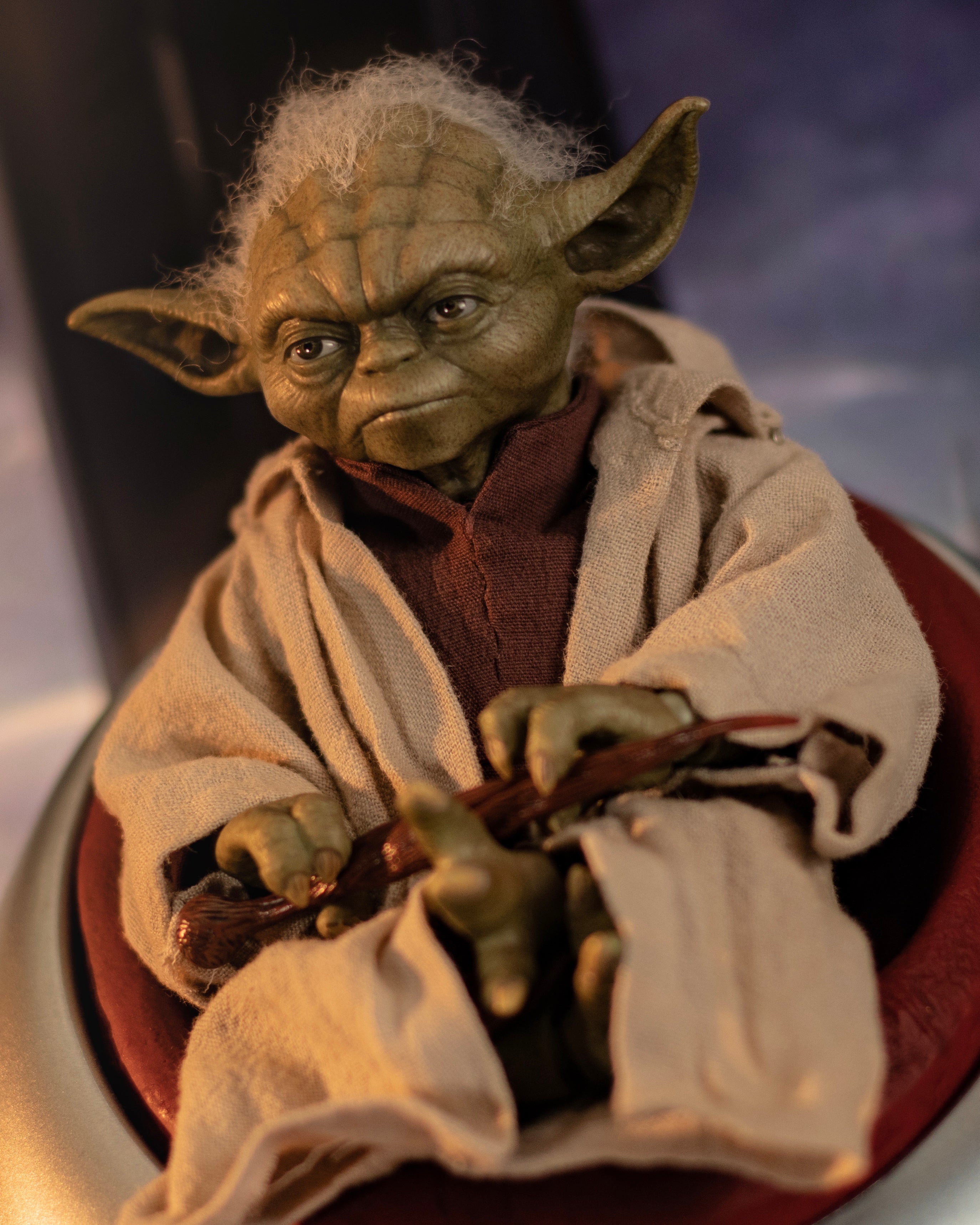yoda  Yoda MMS495 Star Wars EP2 Attack of the Clones Hot Toys