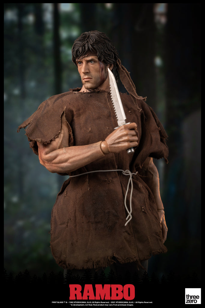 Three Zero Rambo Display Threezero Rambo First Blood John Rambo – Pop Collectibles