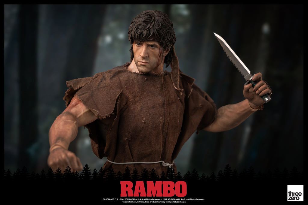 Three Zero Rambo Display Threezero Rambo First Blood John Rambo – Pop Collectibles