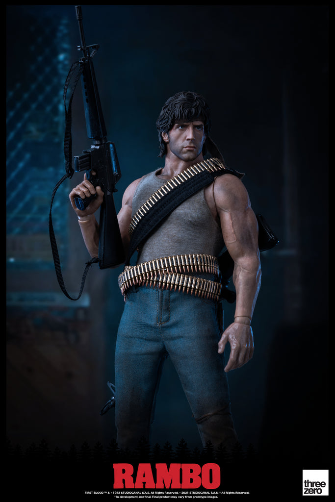 Three Zero Rambo Display Threezero Rambo First Blood John Rambo – Pop Collectibles